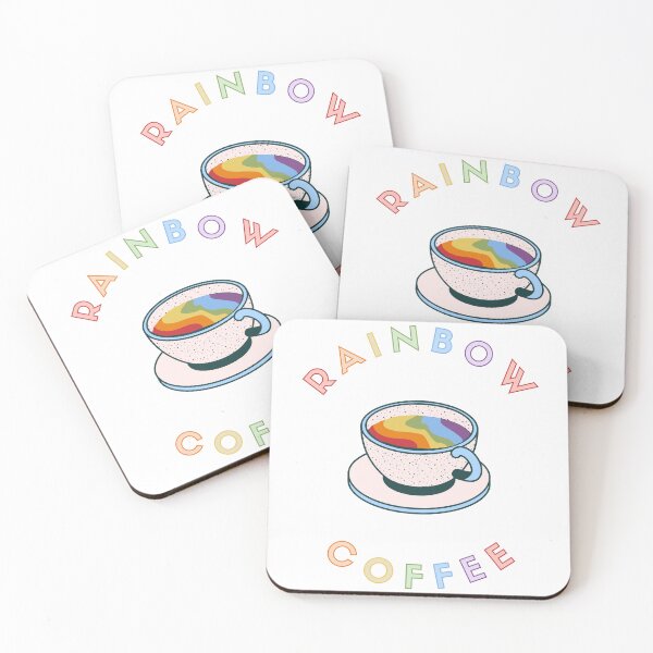 Item preview, rainbow coffee designed and sold by goblinbabe.