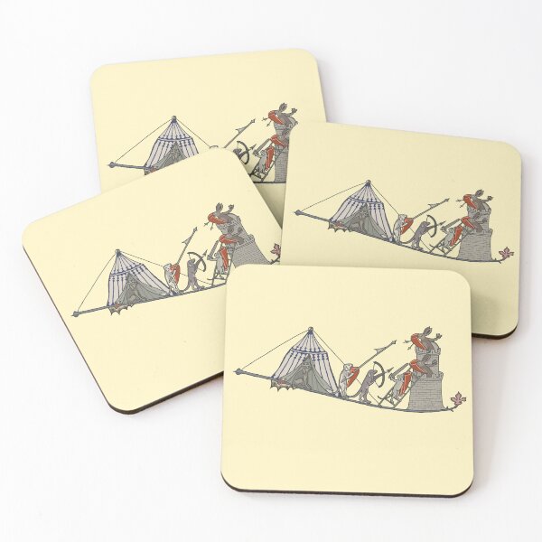 Item preview, The Hounds besiege the Hares designed and sold by CrowFriend.