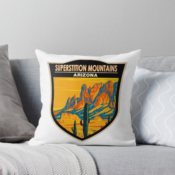 Item preview, Superstition Mountains Arizona Badge designed and sold by KrisSidDesigns.