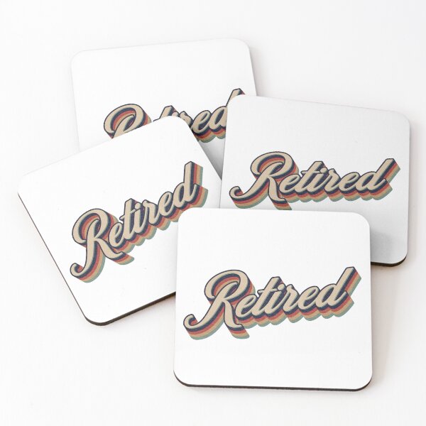 Item preview,  Retro Vintage Retired designed and sold by Whimsical  Thinker.
