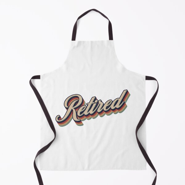 Item preview, Retro Vintage Retired designed and sold by Whimsical Thinker.