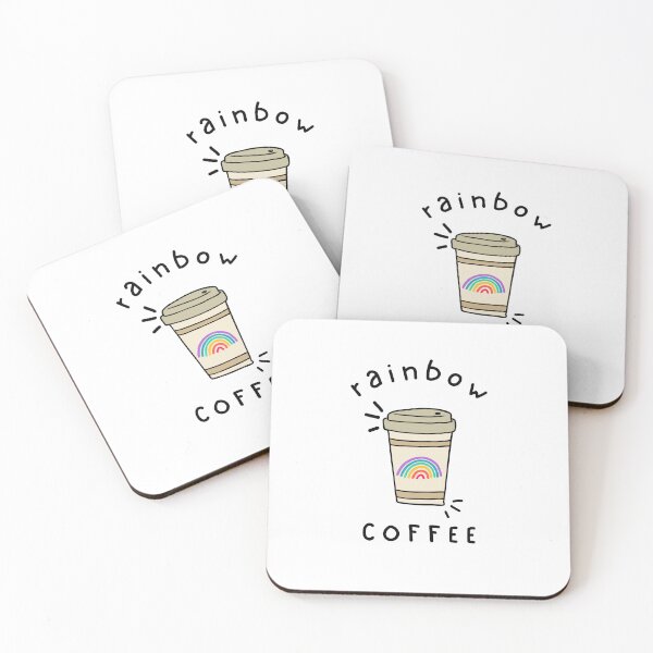 Item preview, rainbow coffee 2 designed and sold by goblinbabe.