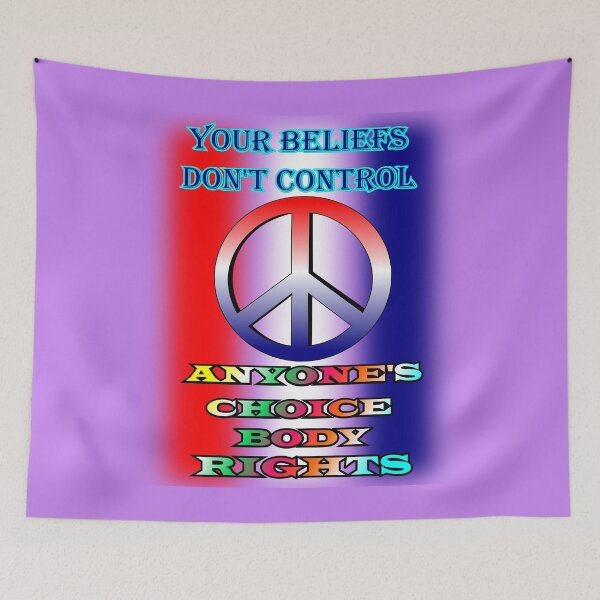 Item preview, Peace Sign your beliefs don't control  designed and sold by clintondesigns6.