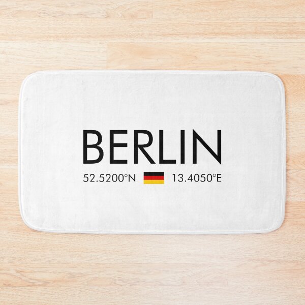 Item preview, Germany - Berlin City Coordinates designed and sold by n0madd.