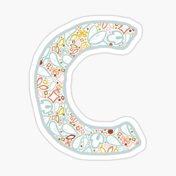 Letter C Sticker