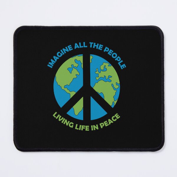 Item preview, Imagine All The People PEACE Earth Hippie designed and sold by The-Funny-Shop.