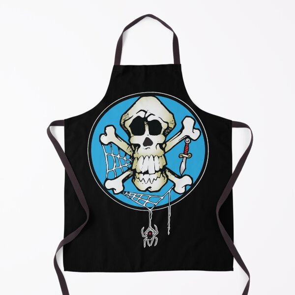 Item preview, Pirate Skull with Knife and Black Widow Spider designed and sold by LaughinBones.