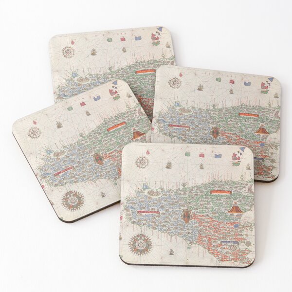 Item preview, Sicilia Italia - Sicily Italy - Ancient Manuscript Atlas - 1587 Vintage Map designed and sold by Vintage-TM.