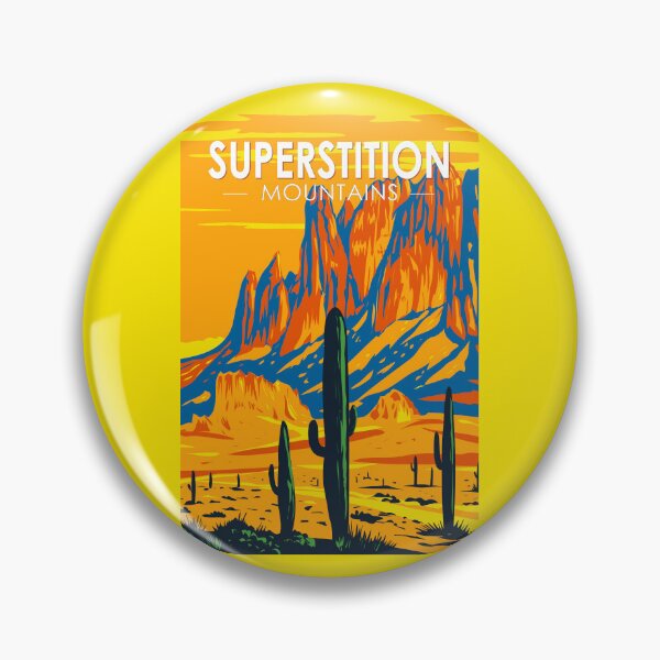 Item preview, Superstition Mountains Arizona Vintage designed and sold by KrisSidDesigns.