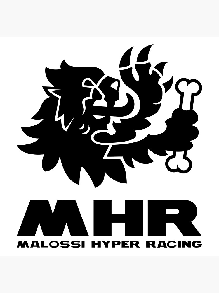 Sticker Set Malossi MHR White 6 Stickers