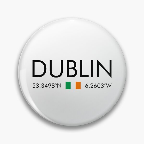Item preview, Ireland - Dublin City Coordinates designed and sold by n0madd.