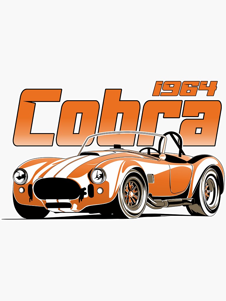 Sticker mural Voiture de sport AC Cobra