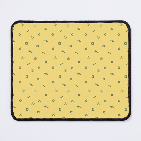Item preview, Lovely miscellaneous geometrical patterns in pale yellow designed and sold by TheHotIgloo.