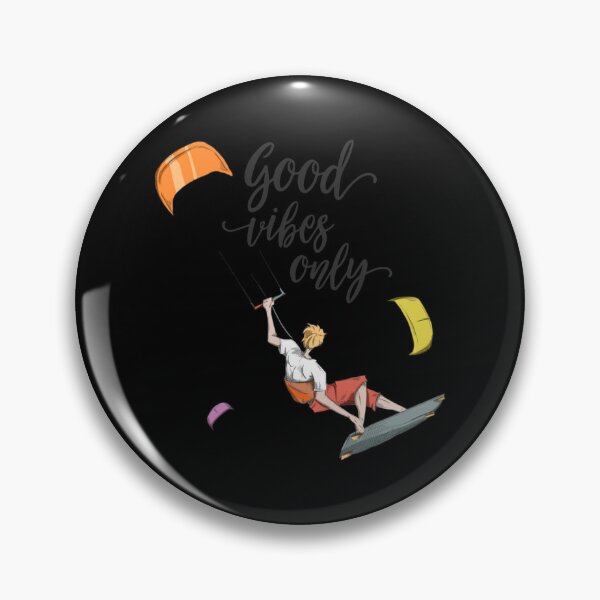 Item preview, Good Vibes Only Kitesurf Classic T-Shirt designed and sold by gloria1os.
