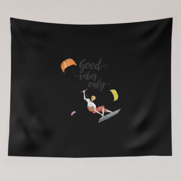 Item preview, Good Vibes Only Kitesurf Classic T-Shirt designed and sold by gloria1os.