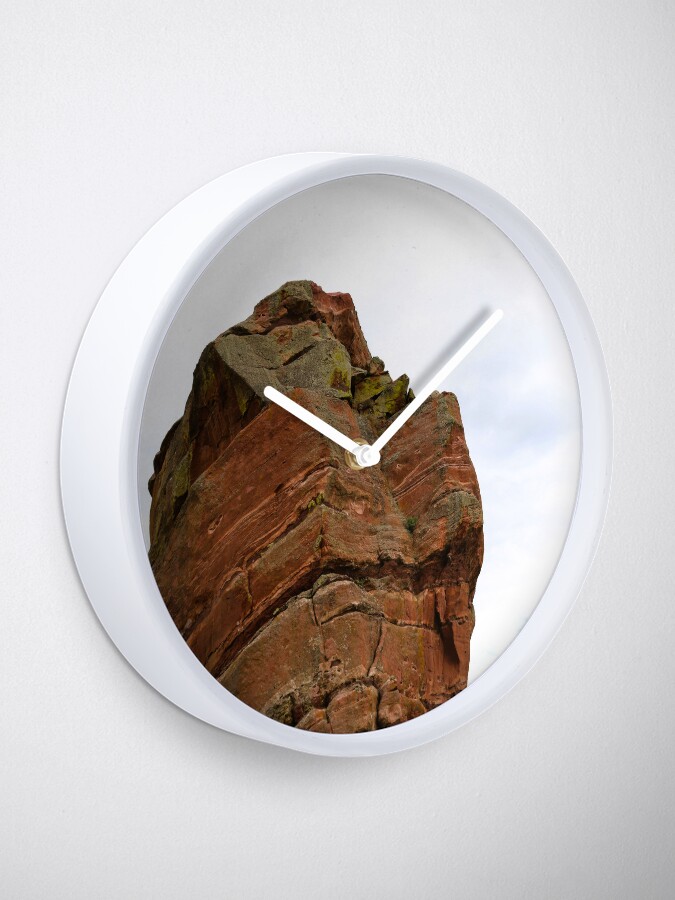 Thumbnail 2 of 4, Clock, Stillness Gifts Red Rocks, red rocky mountains, colorado designed and sold by stillnessgifts.