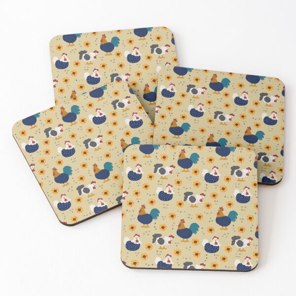 Item preview, chickens in the field designed and sold by Silviaclara.