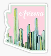 Arizona Cactus State Sticker