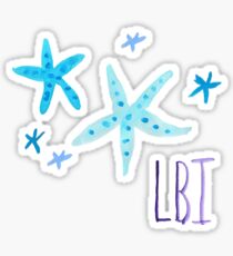 LBI Starfish Sticker