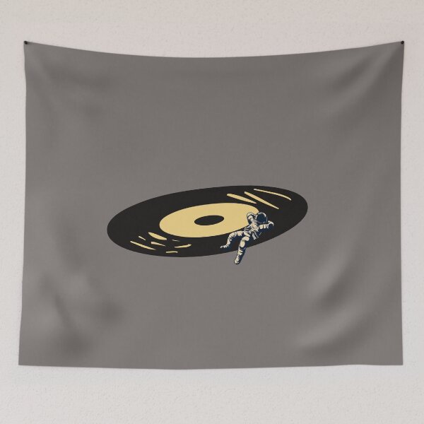 Item preview, Relaxed Astronaut On Vinyl For 80s Retro Music Lovers And Audiophile Musician designed and sold by Funwithmusic.