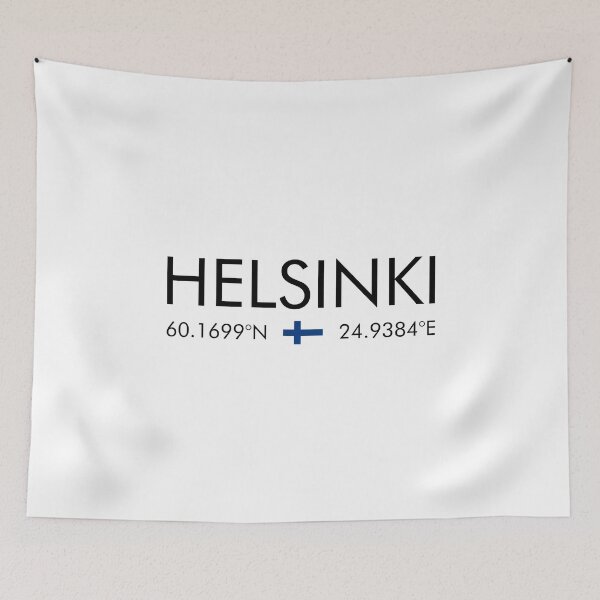 Item preview, Finland - Helsinki City Coordinates designed and sold by n0madd.