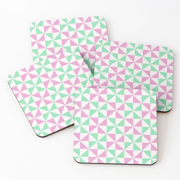Item preview, Retro Green and Pink Pinwheel Pattern designed and sold by rsty11.