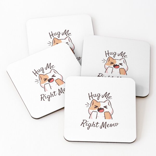 Item preview, Hug me right meow cute cat designed and sold by Catspeople.
