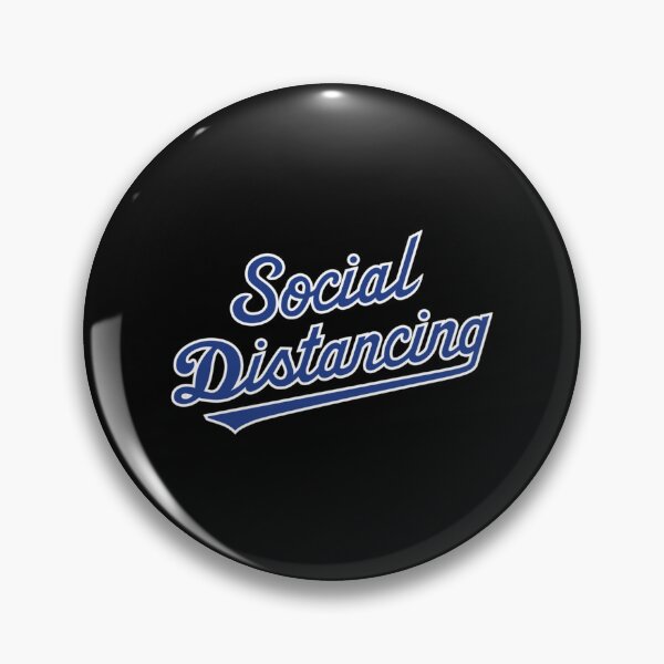 Item preview, Social Distancing Script Whitebluegold 3 Classic T-Shirt designed and sold by contawana1s.
