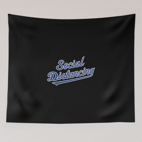 Item preview, Social Distancing Script Whitebluegold 3 Classic T-Shirt designed and sold by contawana1s.