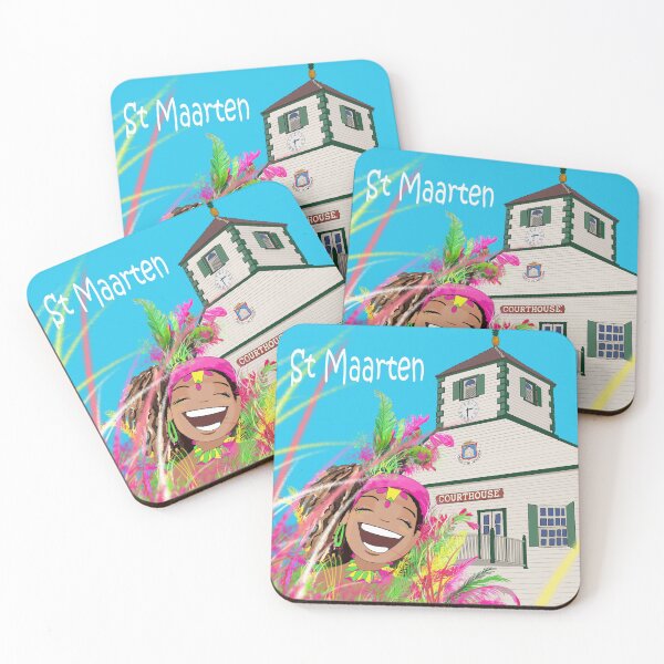 Item preview, St Maarten, st martin, carnaval, courthouse, cultuur, happy designed and sold by Mirjam Griffioen.