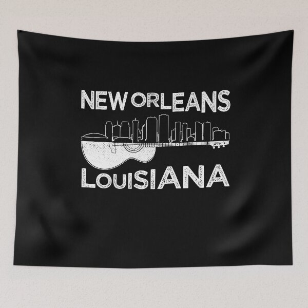Artikelvorschau, Andenken-New Orleans-Gitarren-Musik Louisiana New Orleans entworfen und verkauft von DSWShirts.