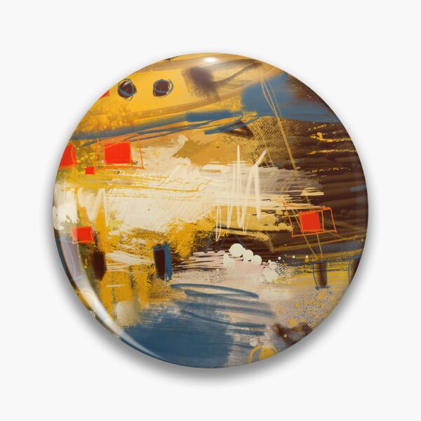 Item preview, Golden coast , colorful and expressive digital abstract painting by Mikko Tyllinen designed and sold by Mikko Tyllinen.