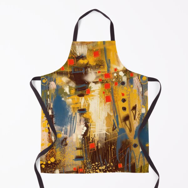 Item preview, Golden coast , colorful and expressive digital abstract painting by Mikko Tyllinen designed and sold by Mikko Tyllinen.