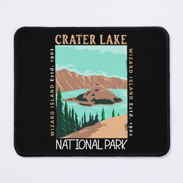 Item preview, Crater Lake National Park Oregon Distressed designed and sold by KrisSidDesigns.