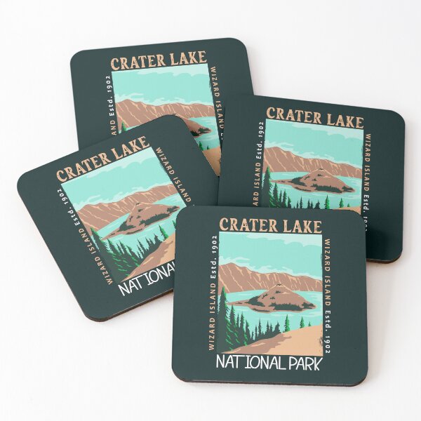 Item preview, Crater Lake National Park Oregon Distressed designed and sold by KrisSidDesigns.