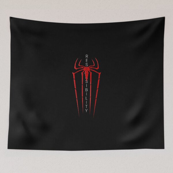 Item preview, Spidey Logo Responsibility Design Sticker designed and sold by donniejeanjr6.