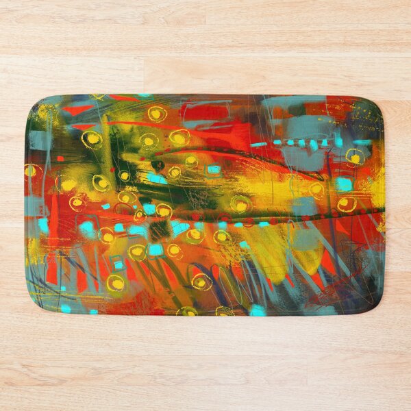 Item preview, The Bird of Happiness, gorgeous and colorful digital abstract painting by Mikko Tyllinen designed and sold by Mikko Tyllinen.