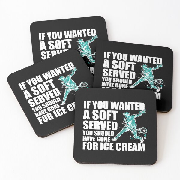 Item preview, Soft Serve Tennis Racket Game Sport For A Tennis Player Sticker designed and sold by dianesandraon.