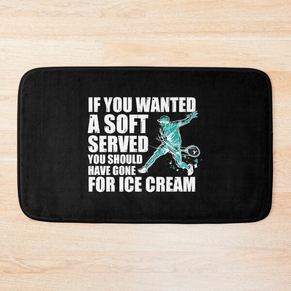 Item preview, Soft Serve Tennis Racket Game Sport For A Tennis Player Sticker designed and sold by dianesandraon.
