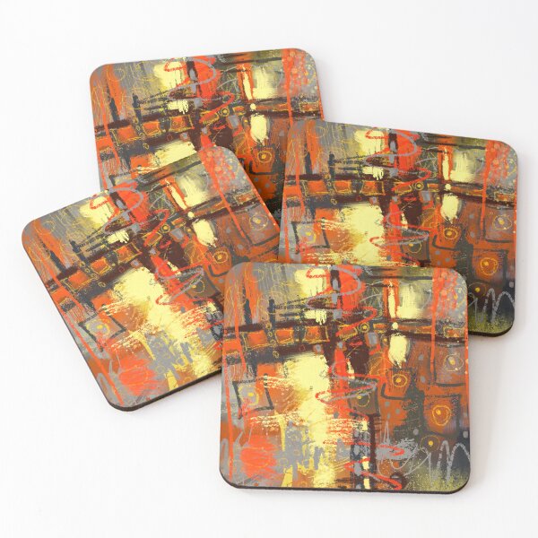 Item preview, Fire and Forgive Beautiful Digital abstract painting by Mikko Tyllinen designed and sold by Mikko Tyllinen.