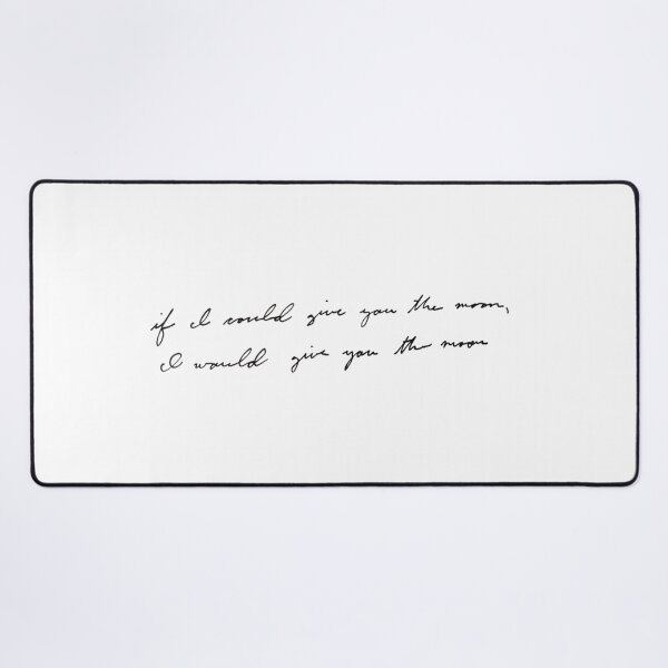 Item preview, Phoebe Bridgers "moon song" handwriting designed and sold by soldierandrose.