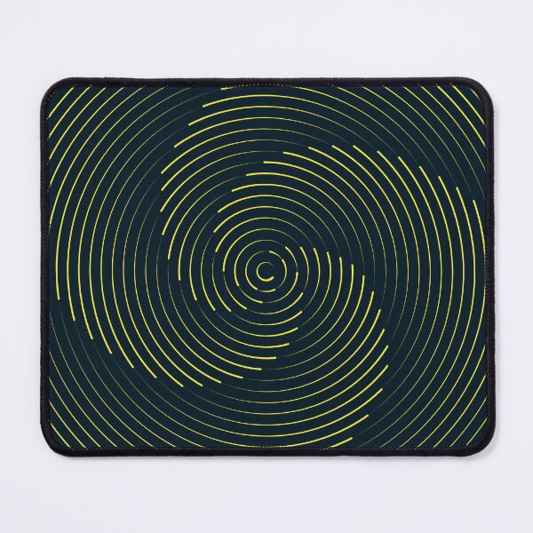 Item preview, Abstract Yellow Circle Swirl Pattern designed and sold by S Cube Design.