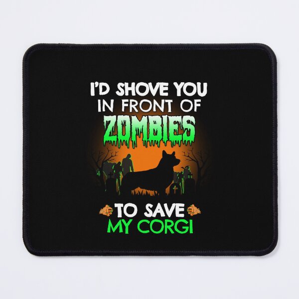 Item preview, Funny Corgi Zombie Shove Halloween Dog Gift designed and sold by Guarddogdrive.