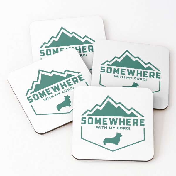 Item preview, Somewhere With My Corgi Outdoor Wilderness Adventurous Dog Gift designed and sold by Guarddogdrive.