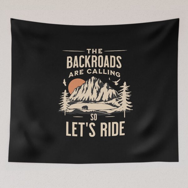 Item preview, The Backroads Are Calling So Let's Ride designed and sold by The Jackalope.