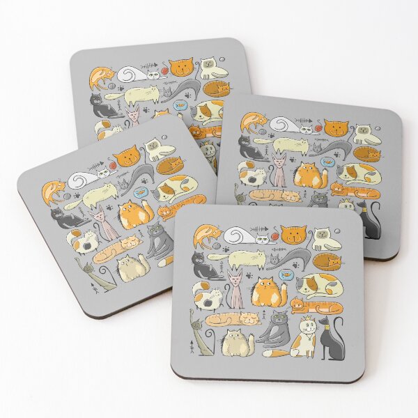 Item preview, Collection of cats characters of different breeds designed and sold by Kudryashka.