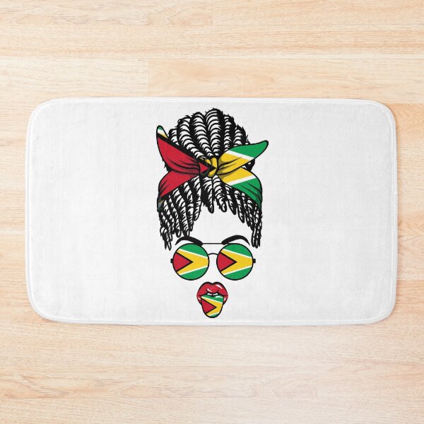 Item preview, All Guyana Mama Pretty Face Sunglasses Messy Bun Locs designed and sold by LocFestNYC.