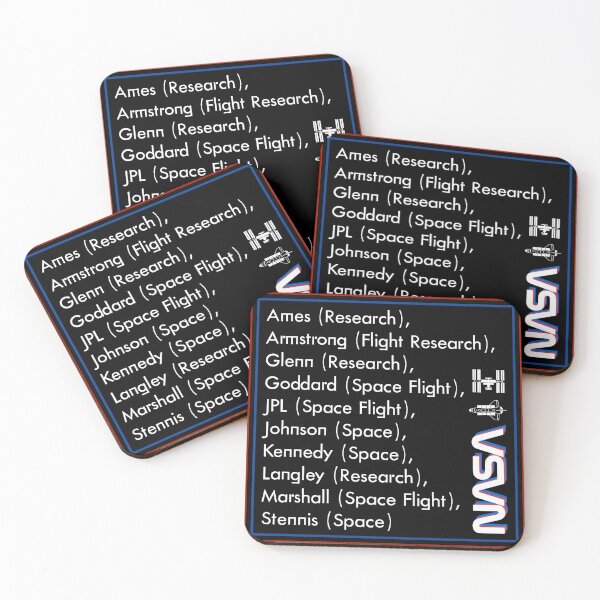 Item preview, NASA Space Centers List designed and sold by bfwilson.