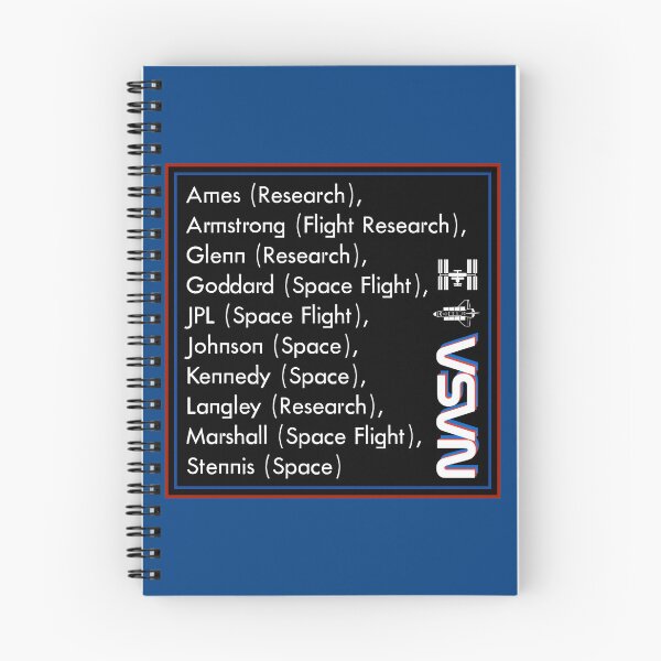 Item preview, NASA Space Centers List designed and sold by bfwilson.