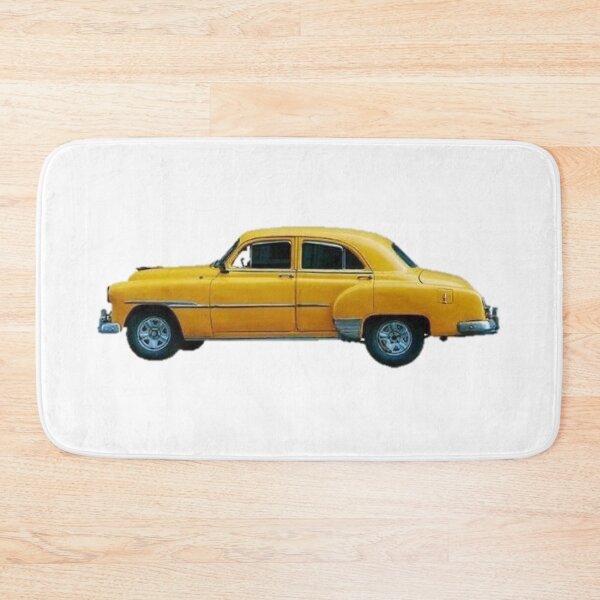 Item preview, Classic American Vintage Yellow Car designed and sold by zarabukhari.